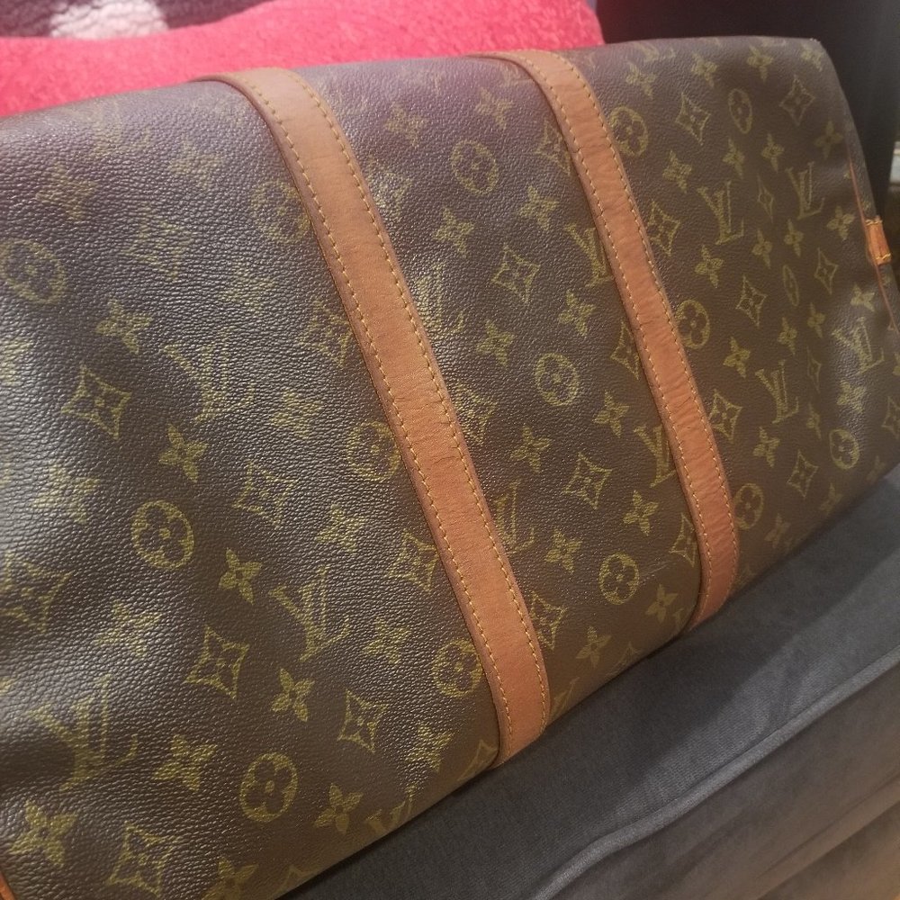 PRICE DROP! Louis Vuitton Monogram Keepall Bandouliere 45 - Picture 7 of 15